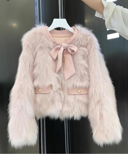 MAISON DE THERESE（メゾン ド テレーズ） コート アウター キツネ毛