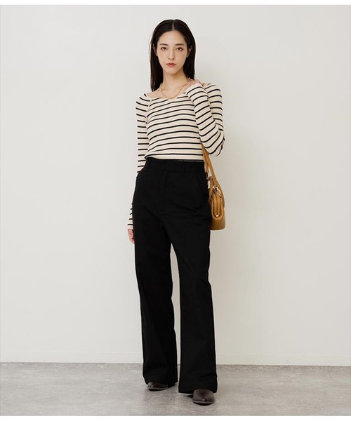 「ANAP」 長袖ニット FREE ブラック レディース_画像4