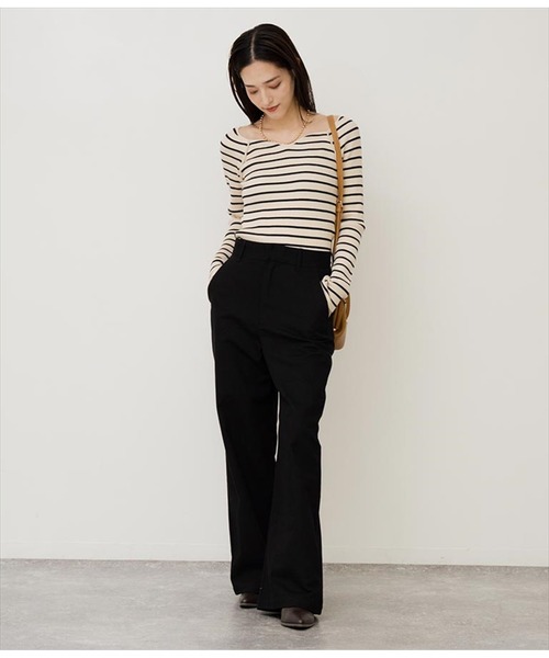 「ANAP」 長袖ニット FREE ブラック レディース_画像7