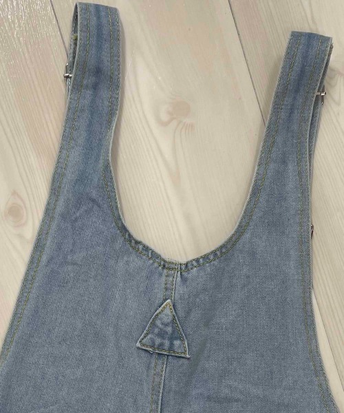「NANEA」 オーバーオール MEDIUM ネイビー レディース_画像3