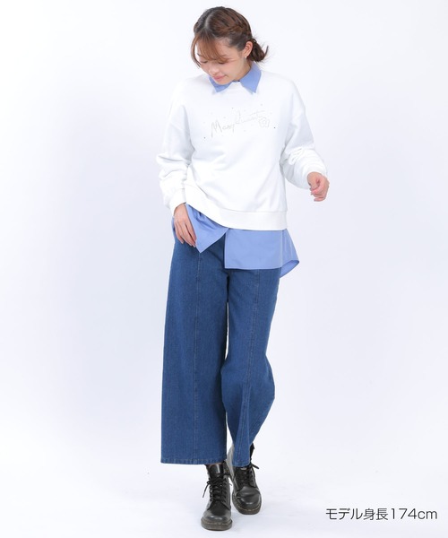 MARY QUANT（マリークヮント） ワイドパンツ ジーンズ デニム デニム