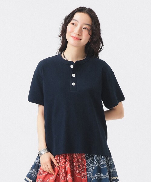 Healthknit（ヘルスニット） ヘンリーネック tシャツ 半袖 「別注
