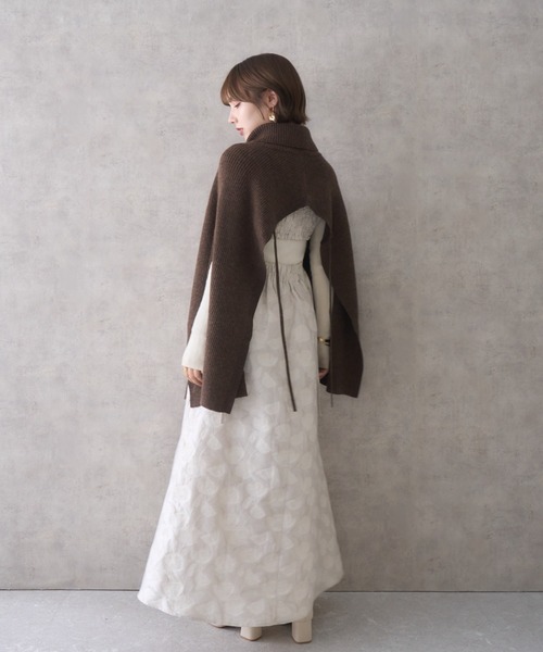 「mellowneon」 ニットベスト FREE ブラウン レディース_画像4