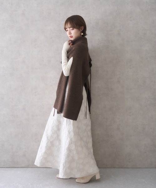 「mellowneon」 ニットベスト FREE ブラウン レディース_画像5