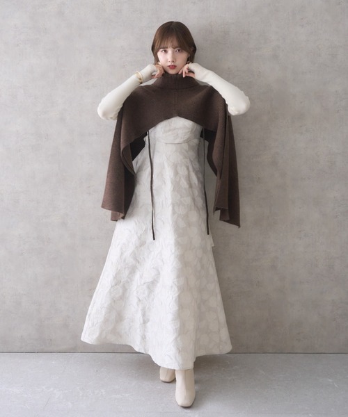 「mellowneon」 ニットベスト FREE ブラウン レディース_画像6