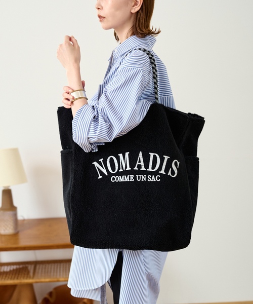 「NOMADIS」 ハンドバッグ FREE ブラック レディース_画像6