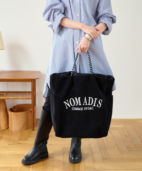 「NOMADIS」 ハンドバッグ FREE ブラック レディース_画像8