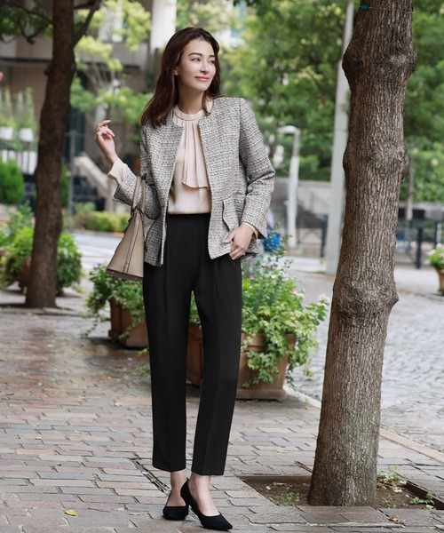 「Flolia」 セットアップ 2L ブラック レディース_画像3