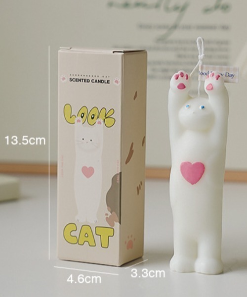 Cat series キャンドル　インテリア キャンドル 猫のばんざい / Cat Candle : ZOZOTOWN Yahoo!店 - 通販