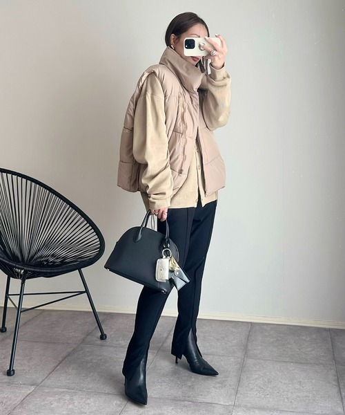 「Ada.」 ベスト FREE ホワイト レディース_画像3