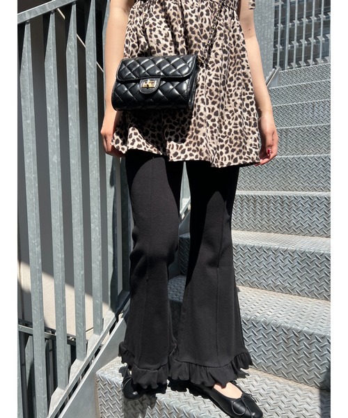 「WC」 イージーパンツ FREE ブラック レディース_画像3