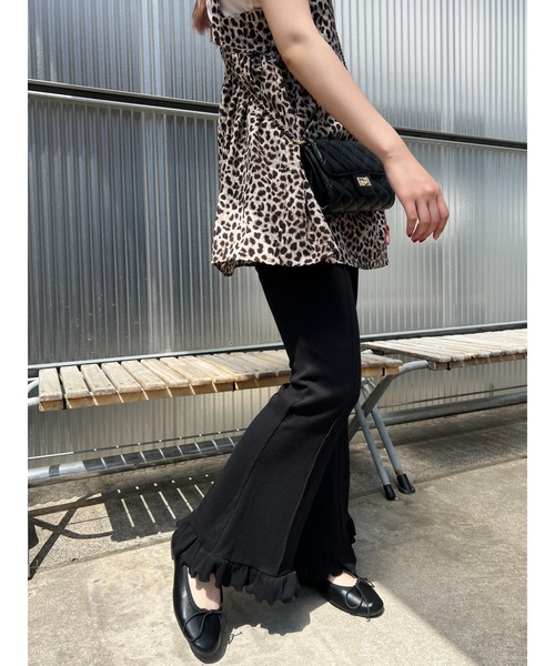 「WC」 イージーパンツ FREE ブラック レディース_画像9