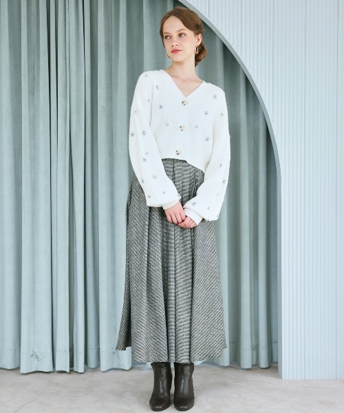 「AND COUTURE」 フレアスカート SMALL ブラック レディース_画像2