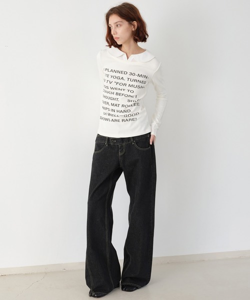 SOLWEIGE ワイドパンツ ジーンズ デニム デニムパンツ 「SOLWEIGE