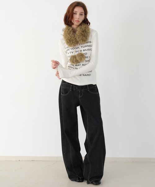 SOLWEIGE ワイドパンツ ジーンズ デニム デニムパンツ 「SOLWEIGE