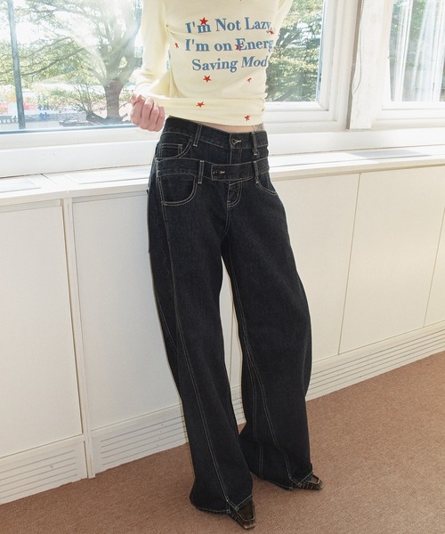 SOLWEIGE ワイドパンツ ジーンズ デニム デニムパンツ 「SOLWEIGE