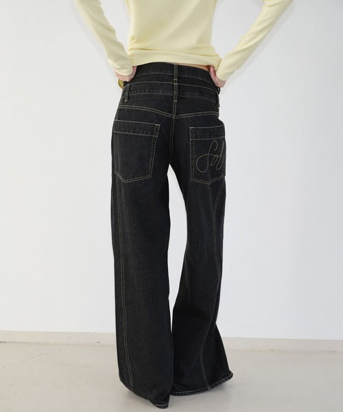 SOLWEIGE ワイドパンツ ジーンズ デニム デニムパンツ 「SOLWEIGE
