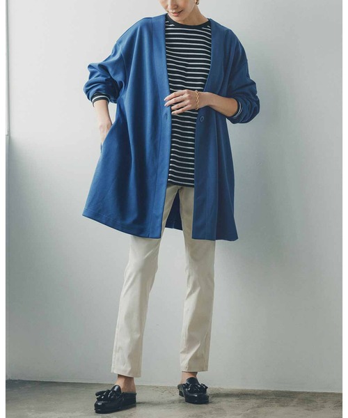 「IEDIT」 カーディガン MEDIUM ブルー レディース_画像2