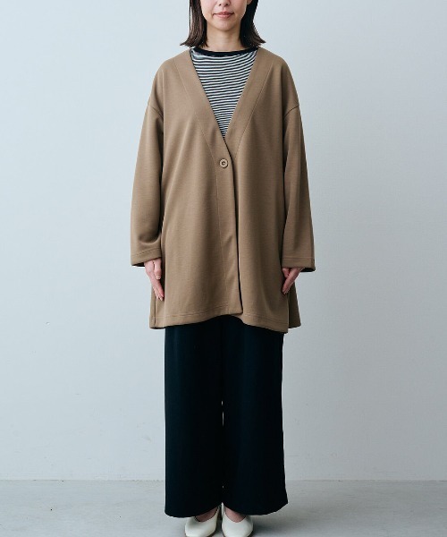 「IEDIT」 カーディガン MEDIUM ブルー レディース_画像3