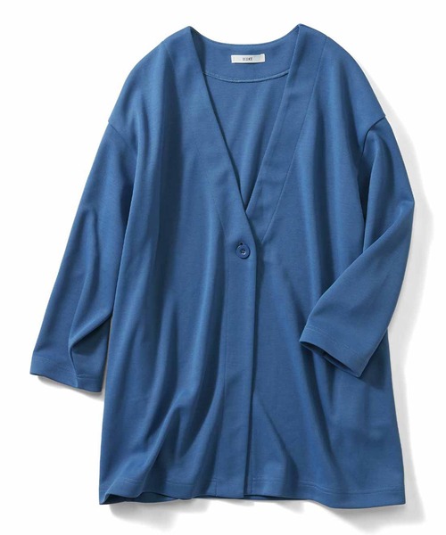 「IEDIT」 カーディガン MEDIUM ブルー レディース_画像6