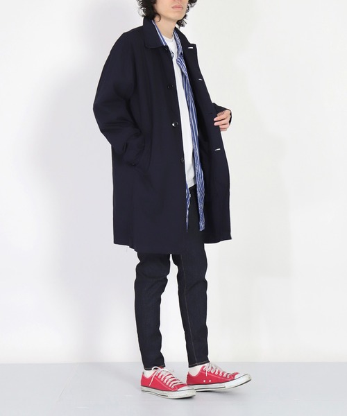 「SPELLBOUND」 ステンカラーコート 2 ベージュ メンズ_画像7