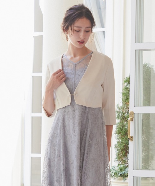 「Kana」 ノーカラージャケット M ブラック レディース_画像8