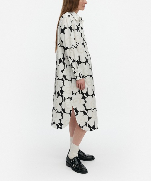 未使用に近い　marimekko 花柄ワンピース 38 marimekko（マリメッコ） ワンピース Runoelma Unikko / Dress
