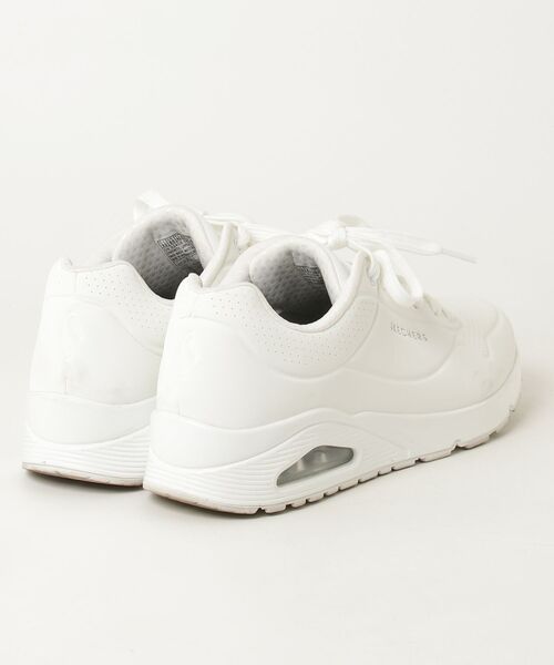 「SKECHERS」 ローカットスニーカー 27.5cm ホワイト メンズ_画像2