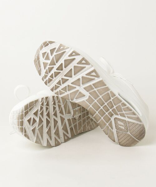 「SKECHERS」 ローカットスニーカー 27.5cm ホワイト メンズ_画像3