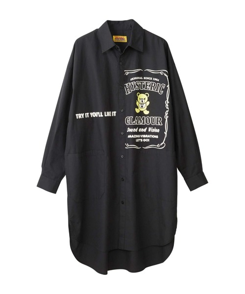 HYSTERIC GLAMOUR（ヒステリックグラマー） シャツワンピース FREE
