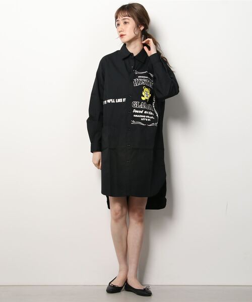 HYSTERIC GLAMOUR（ヒステリックグラマー） シャツワンピース FREE