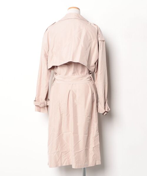 「NANO universe」 トレンチコート 36 ベージュ レディース_画像2