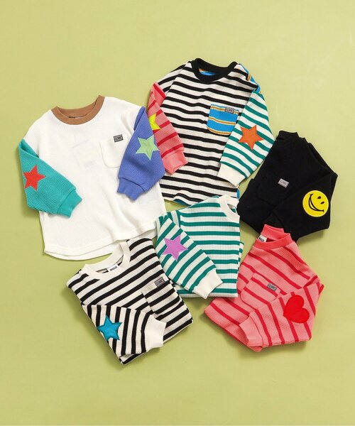 BREEZE（ブリーズ） tシャツ 「リンク」エルボ―パッチロンT キッズ
