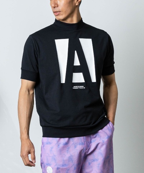 tシャツ 「MENS」Aロゴ速乾プルオーバー メンズの画像