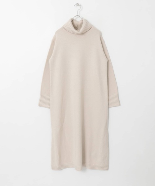 「F by ROSSO」 ニットワンピース FREE ベージュ レディース_画像5