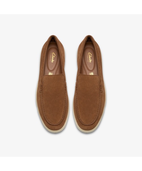 お*ん様 未使用.限定カラーCLARKS スエード ローファー Clarks（クラークス） ローファー Torford Easy / トーフォード
