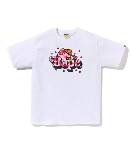 A BATHING APE（アベイシングエイプ） tシャツ ABC SAKURA CAMO MILO