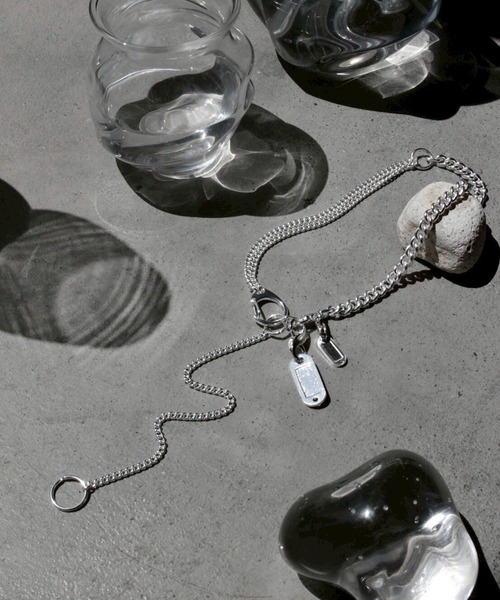 ネックレス キー モチーフ タグ ネックレス / Key motif tag necklace レディースの画像