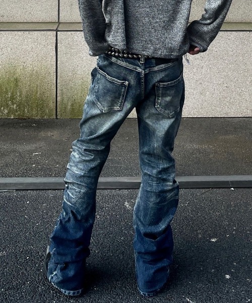 「FreeZone」 デニムパンツ S ブルー メンズ_画像5