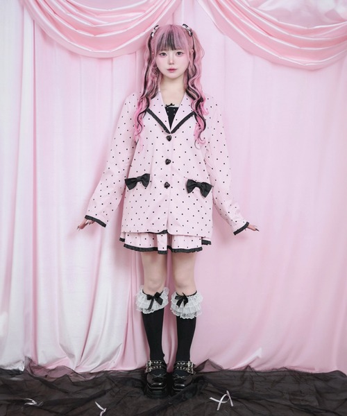 ⭐︎お抹茶ミュベール⭐︎今季ピンキングフリルジップジャケット pillings(ピリングス)のfulling jacket通販 | mirabella（ミラベラ