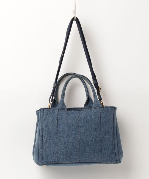 PRADA（プラダ） カナパ ハンドバッグ - ネイビー レディース