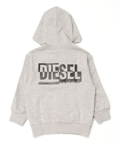 「DIESEL」 「KIDS」ジップアップパーカー 10Y ブラック キッズ_画像2