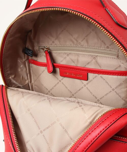 「MICHAEL KORS」 リュック FREE レッド レディースの画像