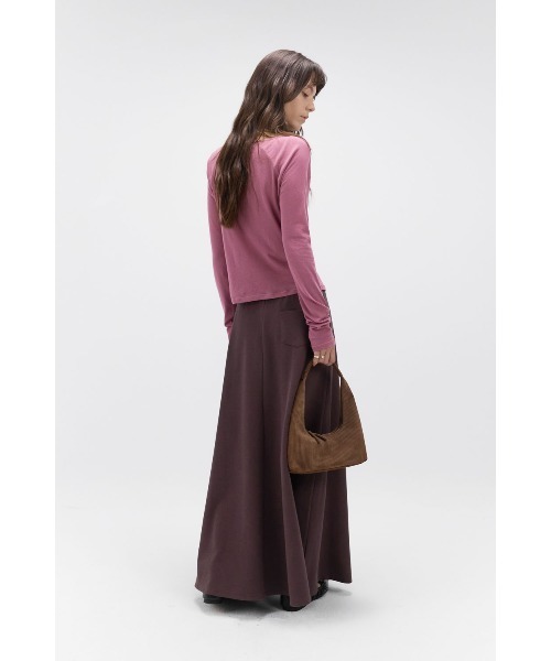 スカート Studio Doe Knitted Drawstring A-line Skirtの画像