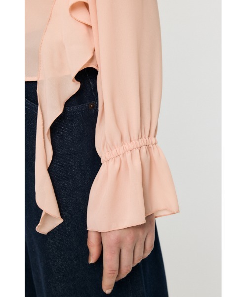 MOUSSY（マウジー） ブラウス シャツ CHIFFON RUFFLE ブラウス 