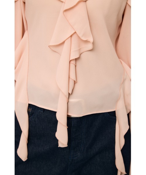moussy刺繍ブラウス MOUSSY（マウジー）の「FLOWER EMBROIDERY ブラウス（シャツ/ブラウス