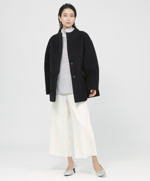 「EVEX by KRIZIA」 長袖カットソー 44 ブラック レディース_画像3