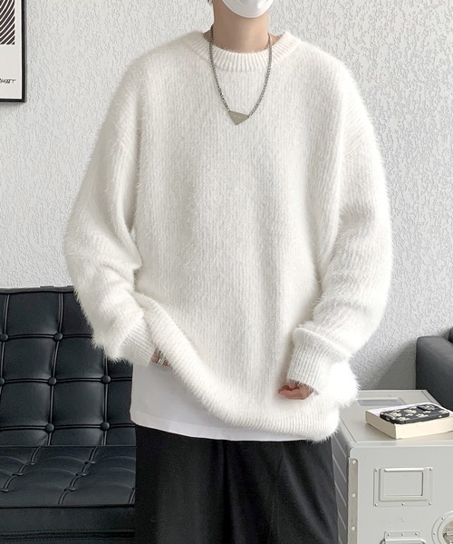 「FVLMEN」 長袖ニット X-LARGE ブラック メンズ_画像6