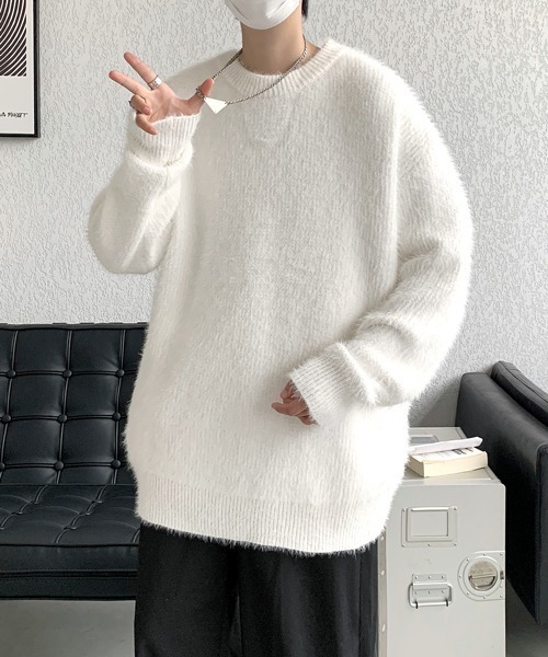 「FVLMEN」 長袖ニット X-LARGE ブラック メンズ_画像7