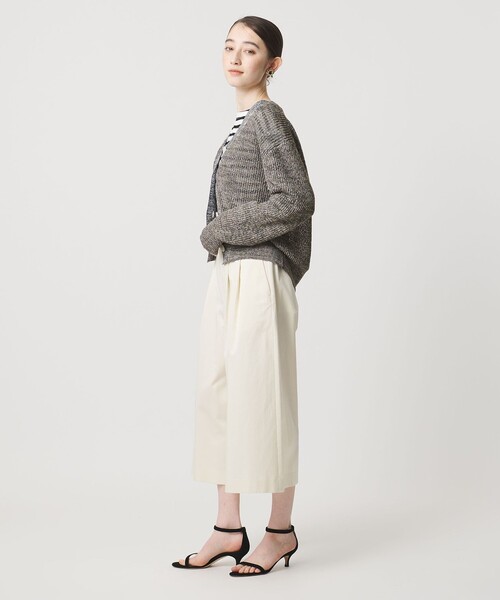 【美品】 ユナイテッドアローズ Vネックニット カーディガン-ウォッシャブル BEAUTY&YOUTH UNITED ARROWS - 【BLACK】Vネック アゼニット